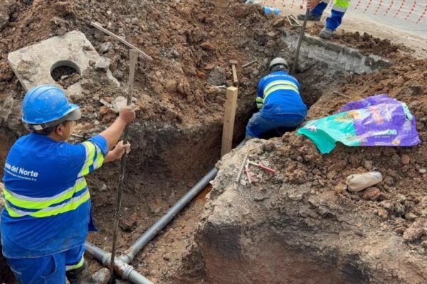 Aguas del Norte amplía la red para mejorar el servicio a 25 mil vecinos